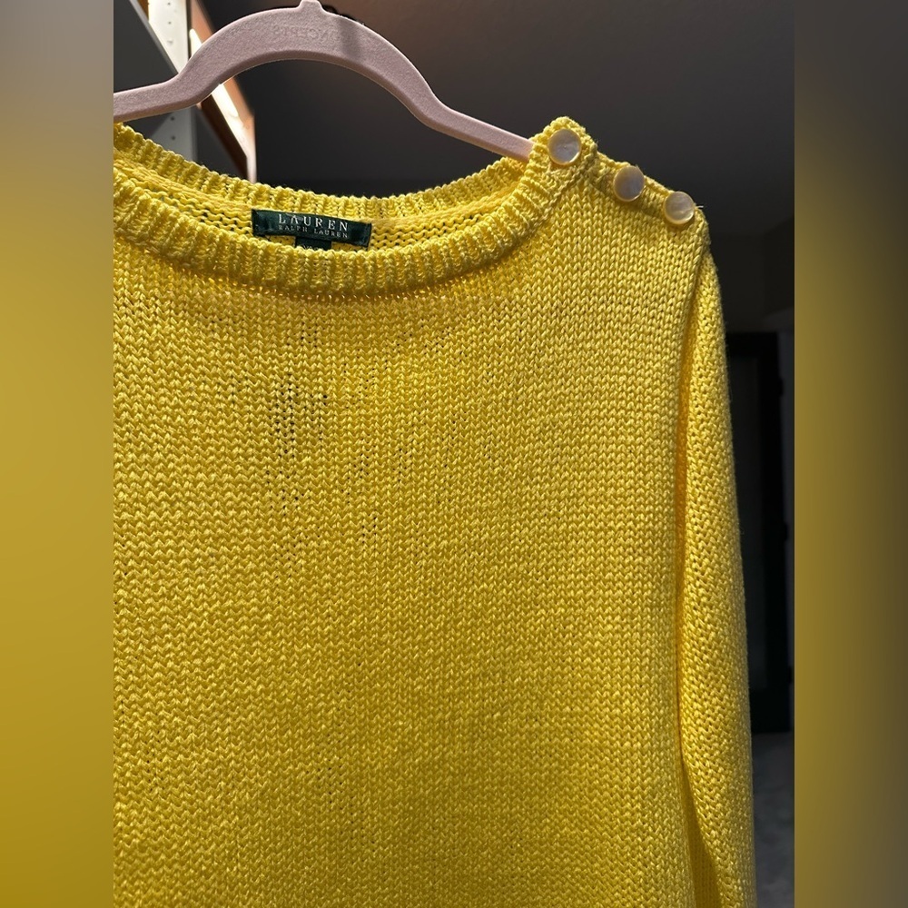 Ralph Lauren Yellow Knit Xs - Picture 8 of 9